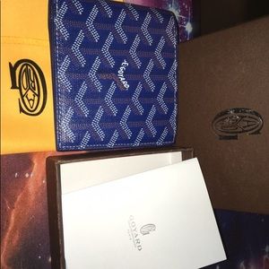 GOYARD WALLET BLUE